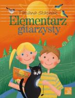 Elementarz gitarzysty. Autor: Tatiana Stachak. SmakLiter.pl Okładka książki Elementarz gitarzysty