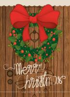 Opakowanie Karnet Merry Christmas Kokarda