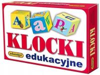 Klocki edukacyjne 18 el.. Wydawca: Adamigo. SmakLiter.pl Opakowanie Klocki edukacyjne 18 el.