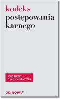 Kodeks postępowania karnego. Autor: Lech Krzyżanowski. SmakLiter.pl Okładka książki Kodeks postępowania karnego
