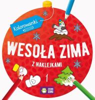 Okładka książki Kolorowanka Bombka Kolorowa Zima 1