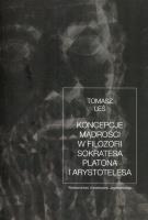 Okładka książki Koncepcje mądrości w filozofii Sokratesa Platona i Arystotelesa