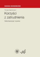 Okładka książki Korzyści z zatrudnienia dekompozycja i wycena