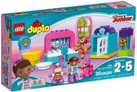 Lego Duplo Lecznica dla zwierząt doktor Dosi. Autor: Duplo. SmakLiter.pl Okładka książki Lego Duplo Lecznica dla zwierząt doktor Dosi