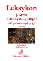 Leksykon prawa konstytucyjnego. 100 podstawowych pojęć. Autor: Opracowanie zbiorowe. SmakLiter.pl Okładka książki Leksykon prawa konstytucyjnego. 100 podstawowych pojęć