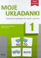 Moje układanki 1 Ćwicz. sylabowe w.2016. Autor: Agnieszka Fabisiak- Majcher, Elżbieta Ławczys. SmakLiter.pl Okładka książki Moje układanki 1 Ćwicz. sylabowe w.2016