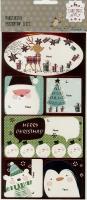 Opakowanie Naklejki do przezentów CHRISTMAS JOY