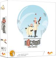 Niqczemni Szaleni naukowcy Gra planszowa. Autor: Vaccarino Donald X.. SmakLiter.pl Okładka książki Niqczemni Szaleni naukowcy Gra planszowa