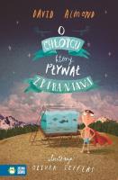 O chłopcu który pływał z piraniami. Autor: Almond David. SmakLiter.pl Okładka książki O chłopcu który pływał z piraniami