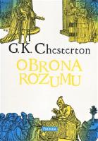 Obrona rozumu BR. Autor: G.K. Chesterton. SmakLiter.pl Okładka książki Obrona rozumu BR