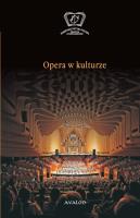 Okładka książki Opera w kulturze