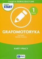 Pewny start Zajęcia rewalidacyjne Grafomotoryka Karty pracy Poziom 1. Autor: Radosław Piotrowicz, Ewa Pisarek. SmakLiter.pl Okładka książki Pewny start Zajęcia rewalidacyjne Grafomotoryka Karty pracy Poziom 1