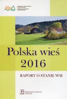 Polska wieś 2016. Autor: Jerzy Wilkin (red.), Iwona Nurzyńska (red.). SmakLiter.pl Okładka książki Polska wieś 2016