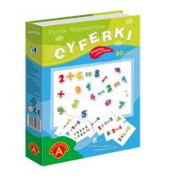 Puzzle Magnetyczne Cyferki. Autor:   Praca zbiorowa. SmakLiter.pl Okładka książki Puzzle Magnetyczne Cyferki