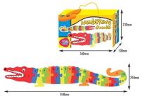 Okładka książki Puzzle numerowane Krokodyl