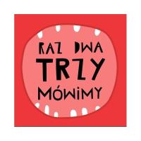 Okładka książki Raz, dwa, TRZY mówimy