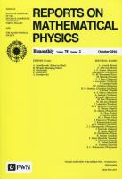 Opakowanie Reports on Mathematical Physics 78/2 2016 Kraj