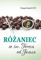 Różaniec ze św. Teresą od Jezusa. Autor: Tomasz Kozioł. SmakLiter.pl Okładka książki Różaniec ze św. Teresą od Jezusa