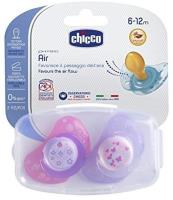 Opakowanie Smoczek silikonowy Physio Air 6-12m 2 szt. róż
