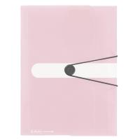 Opakowanie Teczka A4 z gumką PP trans. pastel różowy