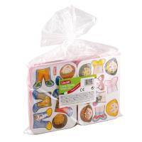 Układanka magnetyczna Dress Baby 24 sztuki mix. Wydawca: Quercetti. SmakLiter.pl Opakowanie Układanka magnetyczna Dress Baby 24 sztuki mix