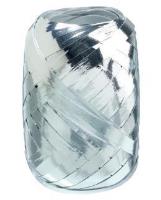 Opakowanie Wstążka kłębuszek 20m metallic srebrna