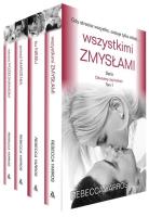 Wszystkimi zmysłami / Ku niebu / Ponad marzenia / Wbrew pożegnaniom. Autor: Rebecca Yarros. SmakLiter.pl Okładka książki Wszystkimi zmysłami / Ku niebu / Ponad marzenia / Wbrew pożegnaniom