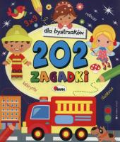 202 zagadki dla bystrzaków. Autor: Jolanta Czarnecka. SmakLiter.pl Okładka książki 202 zagadki dla bystrzaków