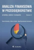 Okładka książki Analiza finansowa w przedsiębiorstwie