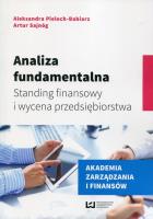 Analiza fundamentalna. Autor: Pieloch-Babiarz Aleksandra, Sajnóg Artur. SmakLiter.pl Okładka książki Analiza fundamentalna