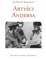 Artyści Andersa. Autor: Sienkiewicz Jan Wiktor. SmakLiter.pl Okładka książki Artyści Andersa