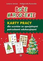 Okładka książki Boże Narodzenie. Karty pracy dla uczniów ze specjalnymi potrzebami edukacyjnymi
