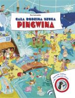 Cała rodzina szuka pingwina. Autor: Czerwenka Eva. SmakLiter.pl Okładka książki Cała rodzina szuka pingwina