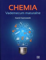 Chemia. Vademecum maturalne OE. Autor: Kamil Kaznowski. SmakLiter.pl Okładka książki Chemia. Vademecum maturalne OE
