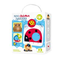 Opakowanie CzuCzu Puzzle z dziurką Zwierzątka 18 mies.+