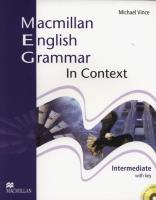 ENGLISH GRAMMAR IN CONTEX INT.(with key)-MACMILLAN. Autor: Vince Michael. SmakLiter.pl Okładka książki ENGLISH GRAMMAR IN CONTEX INT.(with key)-MACMILLAN