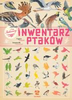 Ilustrowany inwentarz ptaków. Autor: Aladjidi Virginie. SmakLiter.pl Okładka książki Ilustrowany inwentarz ptaków