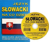 Język słowacki na co dzień z płytą CD Mini kurs językowy Rozmówki polsko-słowackie. Autor:   Praca zbiorowa. SmakLiter.pl Okładka książki Język słowacki na co dzień z płytą CD Mini kurs językowy Rozmówki polsko-słowackie