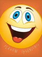 Opakowanie Karnet Emotikony plany 12x16,5 cm