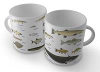 Okładka książki Kubek z rybami - wędkarza 2 (z większą ilością ryb)