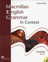 MACMILLAN ENGLISH GRAMMAR IN CONTEXT ESS.WITH KEY-MACMILLAN. Autor: Clarke Simon. SmakLiter.pl Okładka książki MACMILLAN ENGLISH GRAMMAR IN CONTEXT ESS.WITH KEY-MACMILLAN