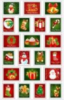 Opakowanie Naklejki 3D Boże Narodzenie