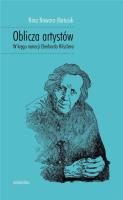 Oblicza artystów. Autor: Nowara-Matusik Nina. SmakLiter.pl Okładka książki Oblicza artystów