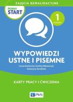 Pewny start Zajęcia rewalidacyjne Wypowiedzi ustne i pisemne Karty pracy i ćwiczenia Poziom 1. Autor: Konieczna Iwona L., Katarzyna Smolińska, Ewelina Mły. SmakLiter.pl Okładka książki Pewny start Zajęcia rewalidacyjne Wypowiedzi ustne i pisemne Karty pracy i ćwiczenia Poziom 1