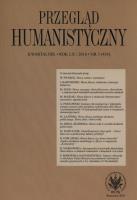 Opakowanie Przegląd Humanistyczny 3/2016