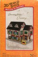 Okładka książki Puzzle 3D Domki świata - Niemcy Grocery shop 32el.(W3125H)