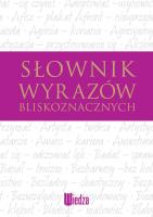 Okładka książki Słownik wyrazów bliskoznacznych