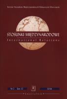 Opakowanie Stosunki Międzynarodowe 52 2/2016