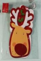 Opakowanie Tagi do prezentów 4 szt.