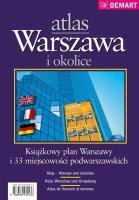 Okładka książki Warszawa i okolice Atlas